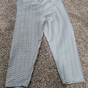 Textured Gray Pants